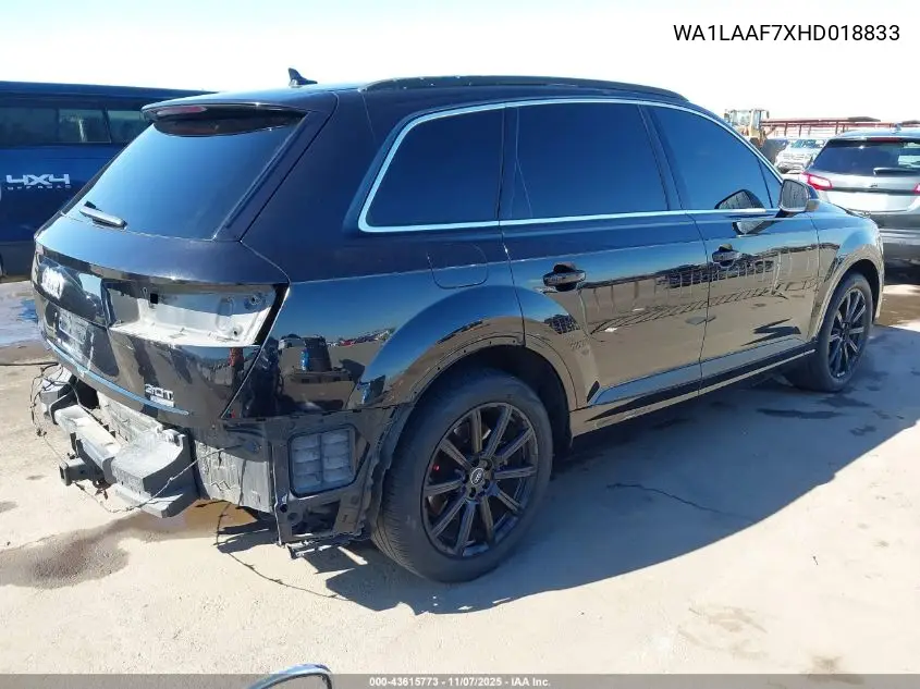 WA1LAAF7XHD018833 2017 Audi Q7 3.0T Premium