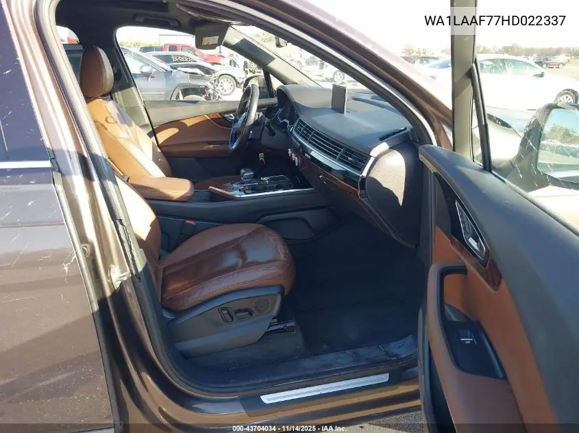 WA1LAAF77HD022337 2017 Audi Q7 3.0T Premium
