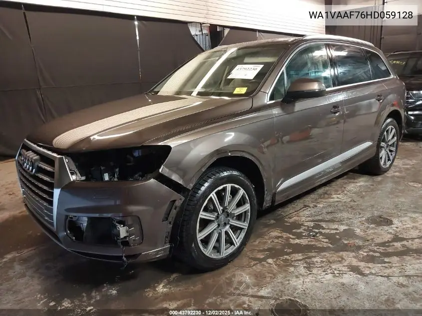 WA1VAAF76HD059128 2017 Audi Q7 3.0T Premium