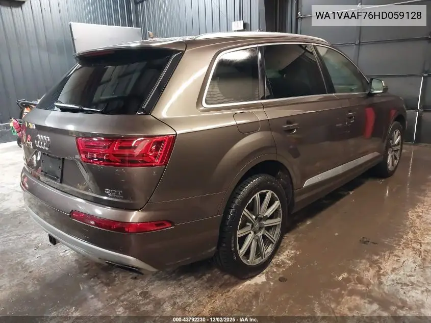 WA1VAAF76HD059128 2017 Audi Q7 3.0T Premium