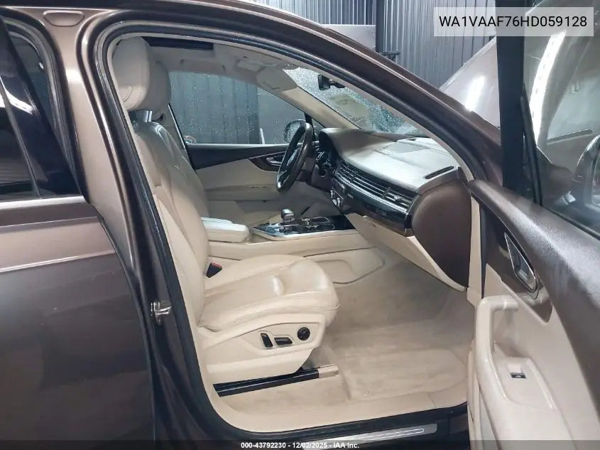 WA1VAAF76HD059128 2017 Audi Q7 3.0T Premium