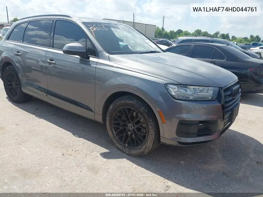 2017 Audi Q7 2.0T Premium VIN: WA1LHAF74HD044761 Lot: 45508741