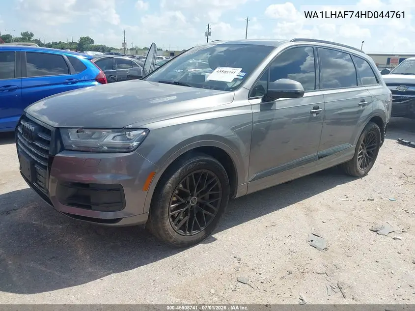 2017 Audi Q7 2.0T Premium VIN: WA1LHAF74HD044761 Lot: 45508741