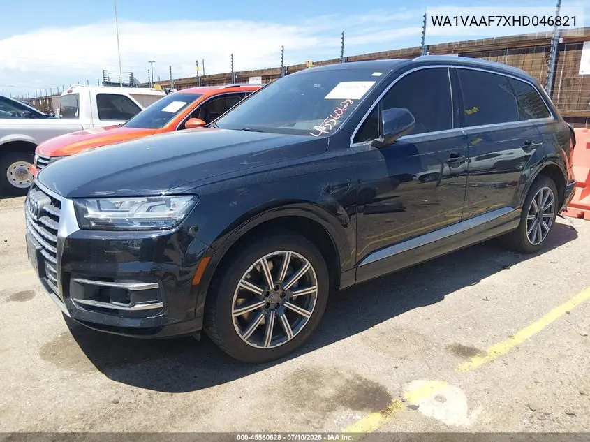 2017 Audi Q7 3.0T Premium VIN: WA1VAAF7XHD046821 Lot: 45560628