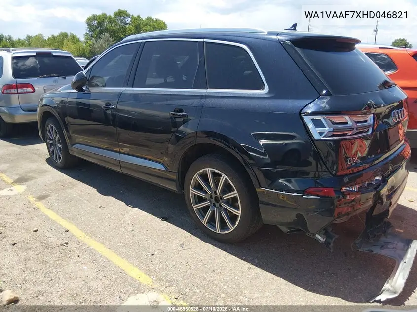 2017 Audi Q7 3.0T Premium VIN: WA1VAAF7XHD046821 Lot: 45560628