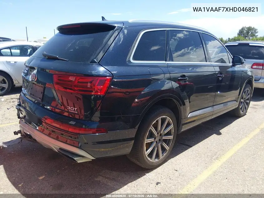 2017 Audi Q7 3.0T Premium VIN: WA1VAAF7XHD046821 Lot: 45560628