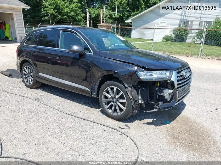 2017 Audi Q7 3.0T Premium VIN: WA1LAAF7XHD013695 Lot: 45570334