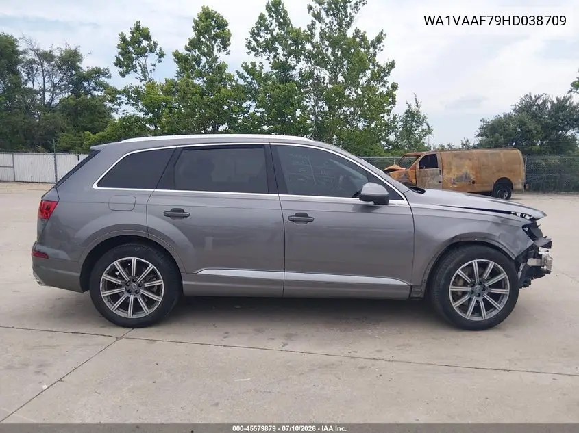 2017 Audi Q7 3.0T Premium VIN: WA1VAAF79HD038709 Lot: 45579879