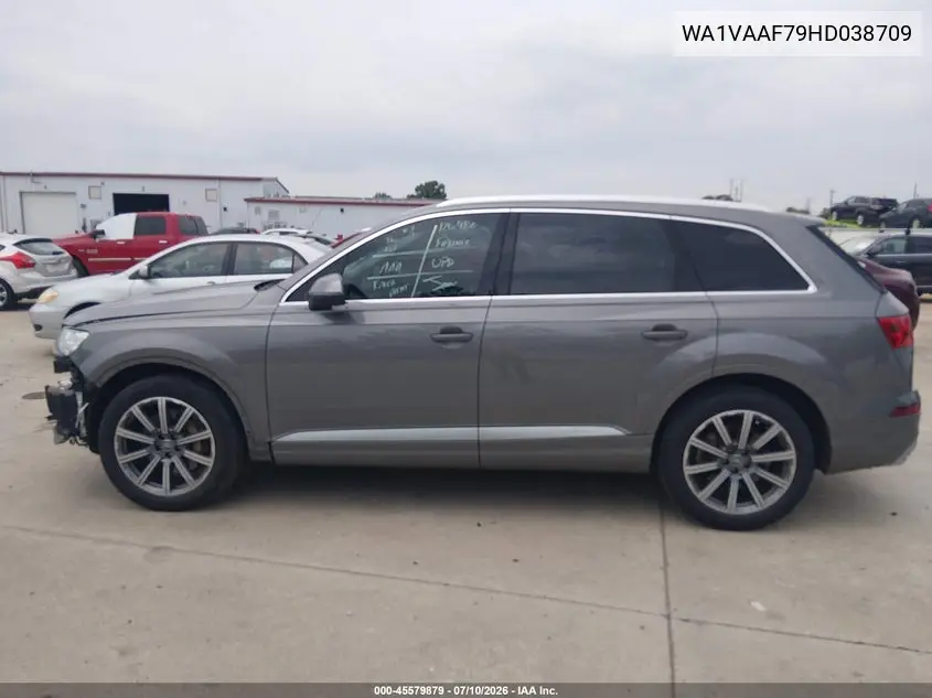 2017 Audi Q7 3.0T Premium VIN: WA1VAAF79HD038709 Lot: 45579879
