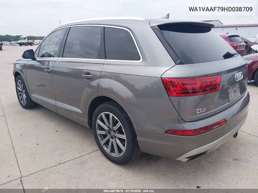 2017 Audi Q7 3.0T Premium VIN: WA1VAAF79HD038709 Lot: 45579879