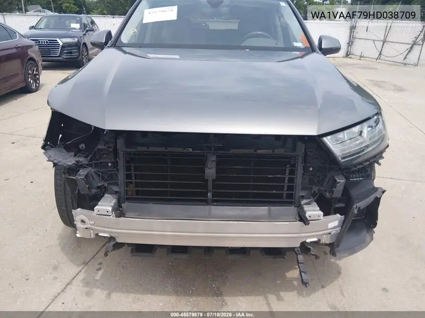 2017 Audi Q7 3.0T Premium VIN: WA1VAAF79HD038709 Lot: 45579879
