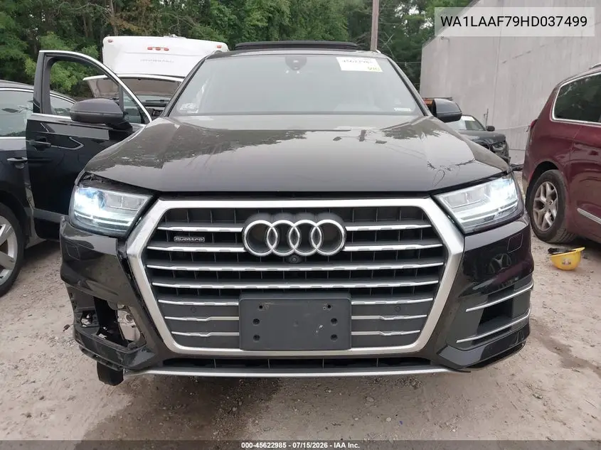 2017 Audi Q7 3.0T Premium VIN: WA1LAAF79HD037499 Lot: 45622985