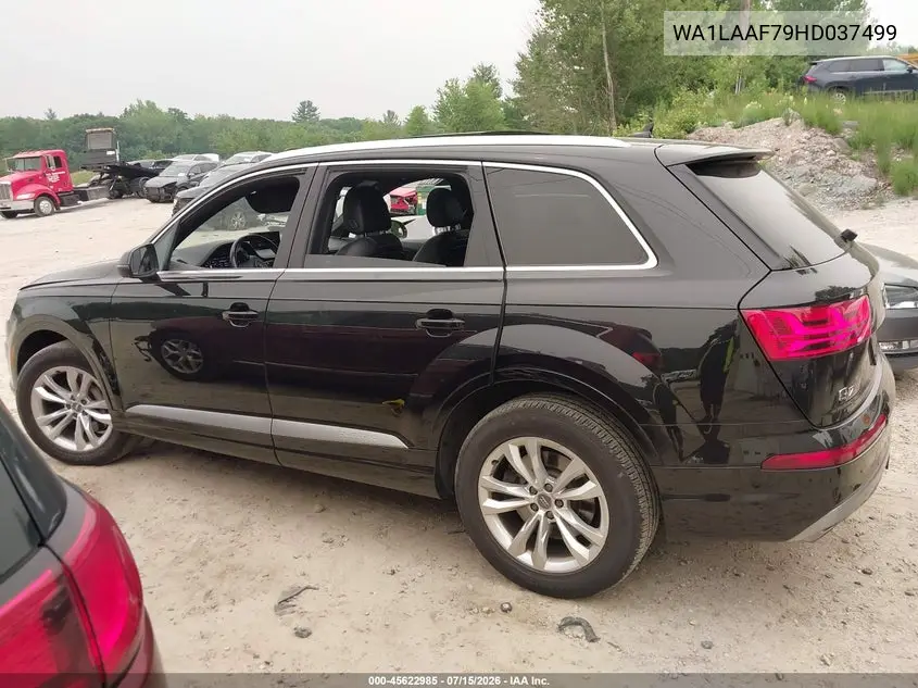 2017 Audi Q7 3.0T Premium VIN: WA1LAAF79HD037499 Lot: 45622985