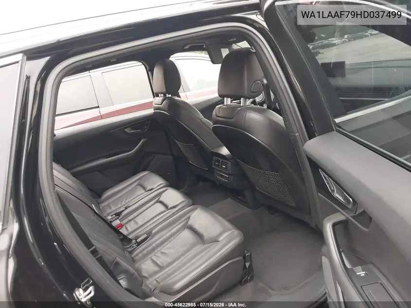 2017 Audi Q7 3.0T Premium VIN: WA1LAAF79HD037499 Lot: 45622985