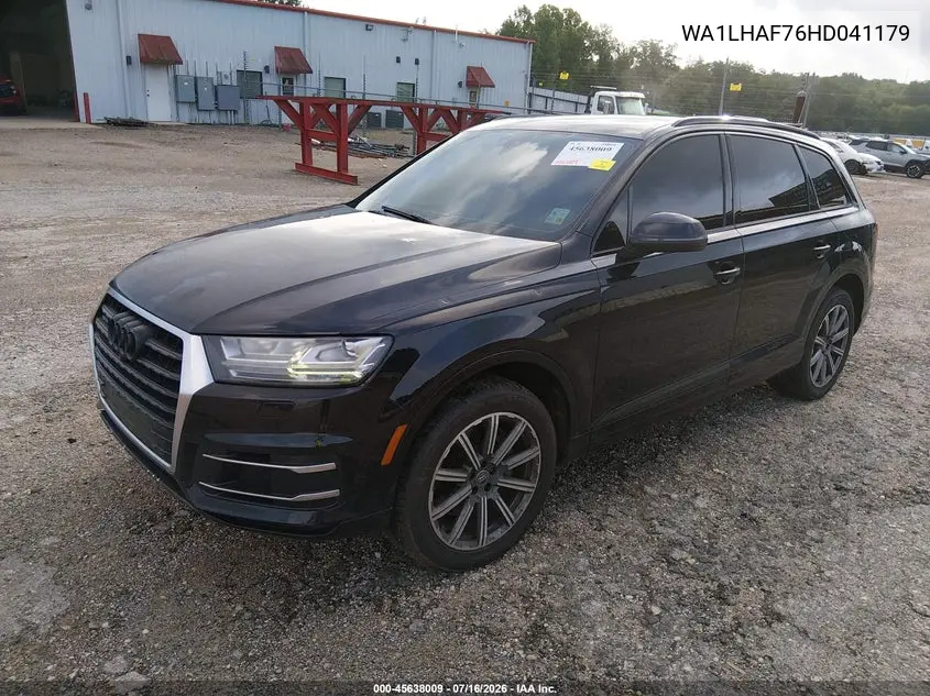 2017 Audi Q7 2.0T Premium VIN: WA1LHAF76HD041179 Lot: 45638009