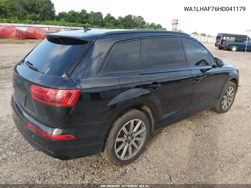 2017 Audi Q7 2.0T Premium VIN: WA1LHAF76HD041179 Lot: 45638009