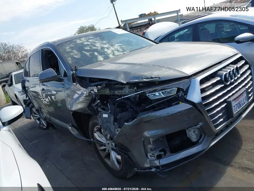 2017 Audi Q7 2.0T Premium VIN: WA1LHAF77HD052305 Lot: 45640630