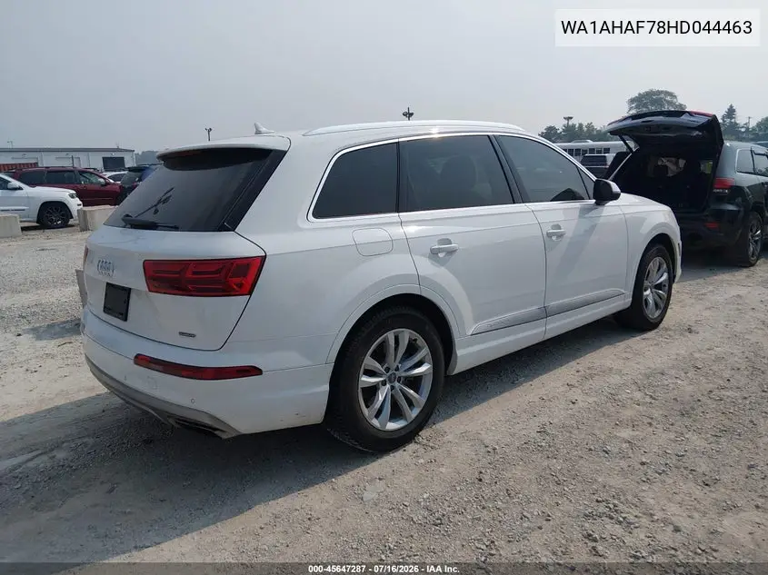 2017 Audi Q7 2.0T Premium VIN: WA1AHAF78HD044463 Lot: 45647287