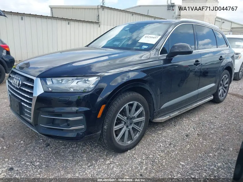 2018 Audi Q7 3.0T Premium VIN: WA1VAAF71JD044767 Lot: 45235457