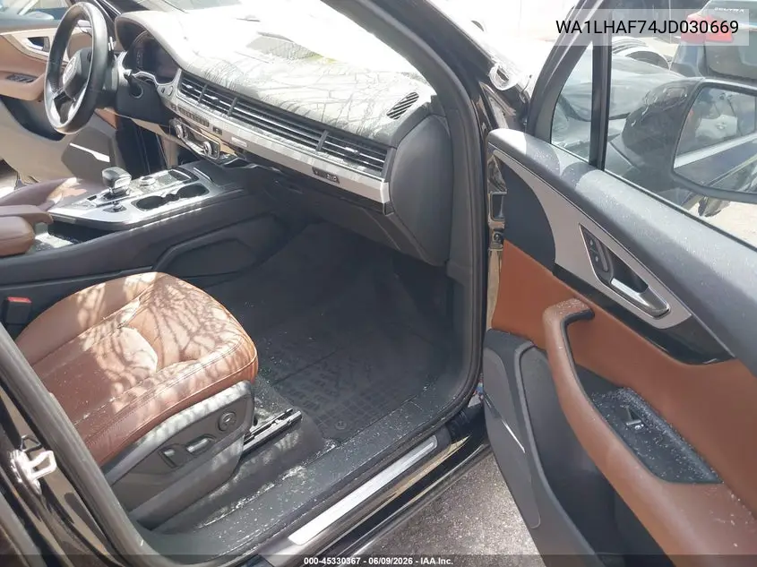 2018 Audi Q7 2.0T Premium VIN: WA1LHAF74JD030669 Lot: 45330367