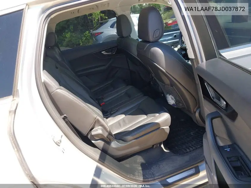 2018 Audi Q7 3.0T Premium VIN: WA1LAAF78JD037872 Lot: 45533344