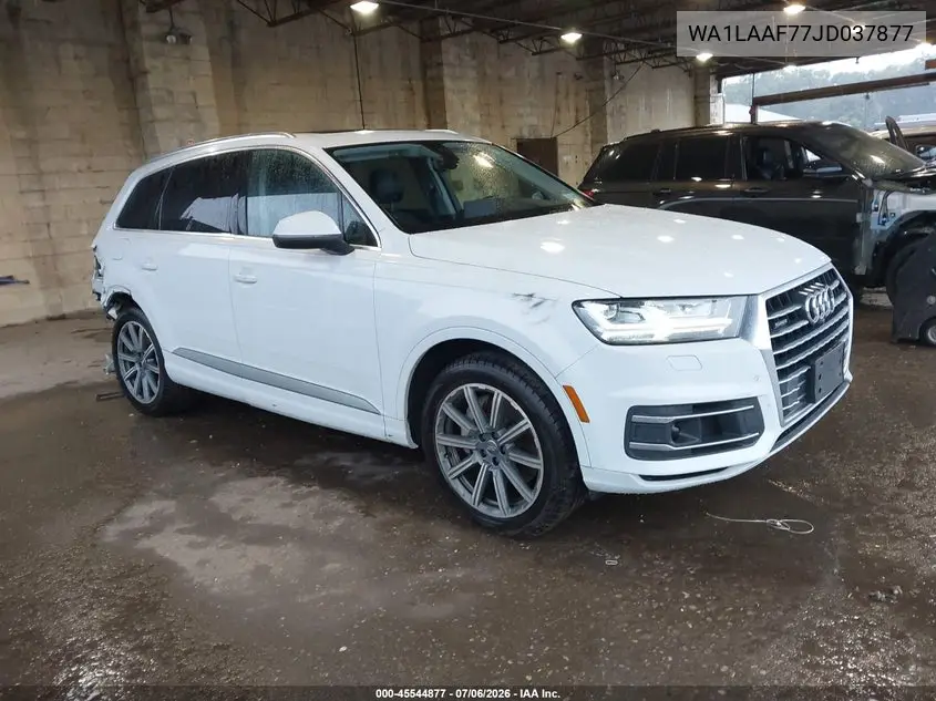 2018 Audi Q7 3.0T Premium VIN: WA1LAAF77JD037877 Lot: 45544877