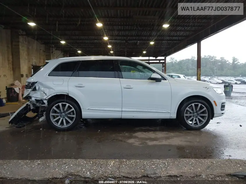 2018 Audi Q7 3.0T Premium VIN: WA1LAAF77JD037877 Lot: 45544877