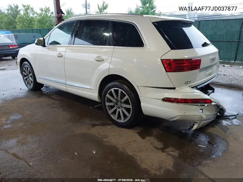 2018 Audi Q7 3.0T Premium VIN: WA1LAAF77JD037877 Lot: 45544877