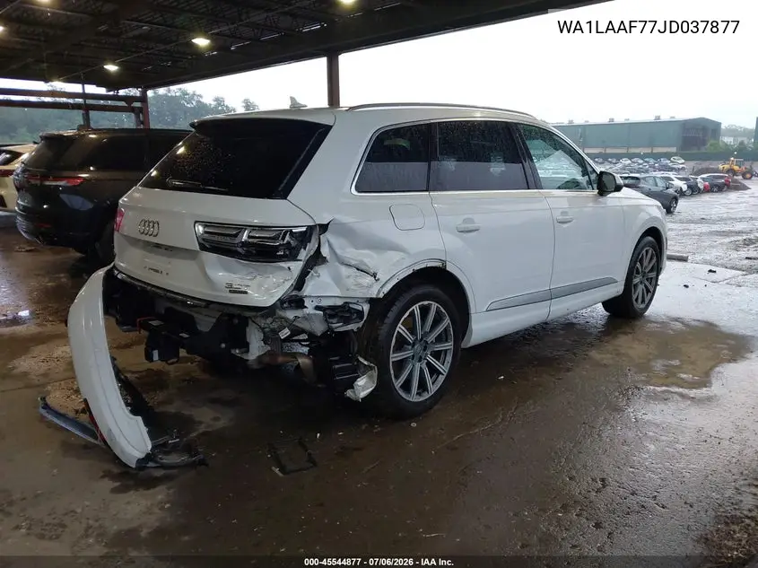 2018 Audi Q7 3.0T Premium VIN: WA1LAAF77JD037877 Lot: 45544877