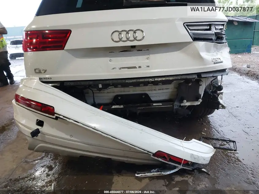 2018 Audi Q7 3.0T Premium VIN: WA1LAAF77JD037877 Lot: 45544877