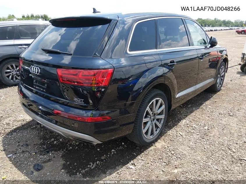 2018 Audi Q7 3.0T Premium VIN: WA1LAAF70JD048266 Lot: 45548979