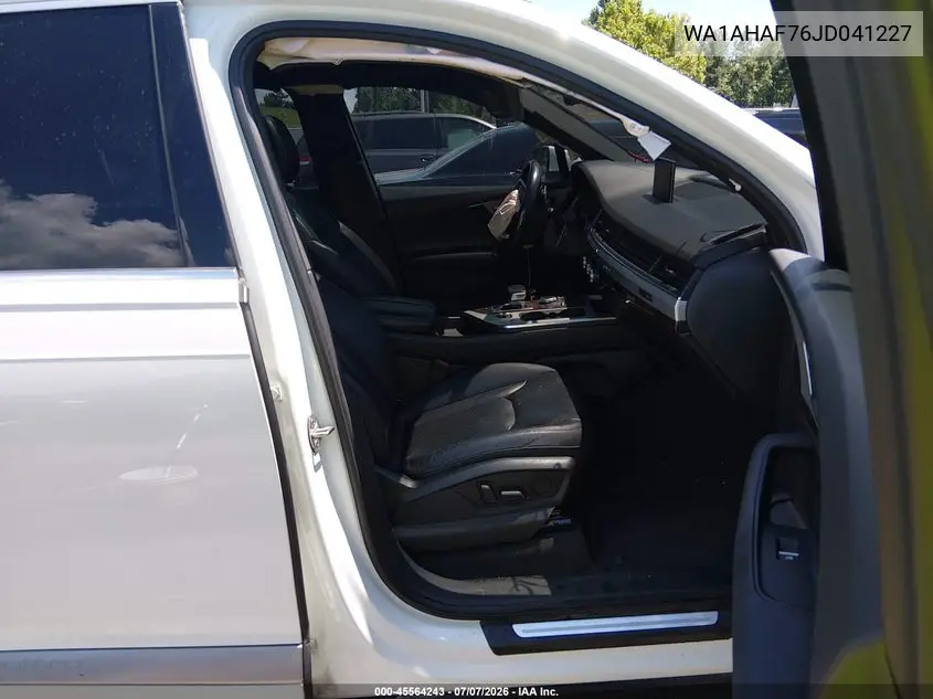 2018 Audi Q7 2.0T Premium VIN: WA1AHAF76JD041227 Lot: 45564243