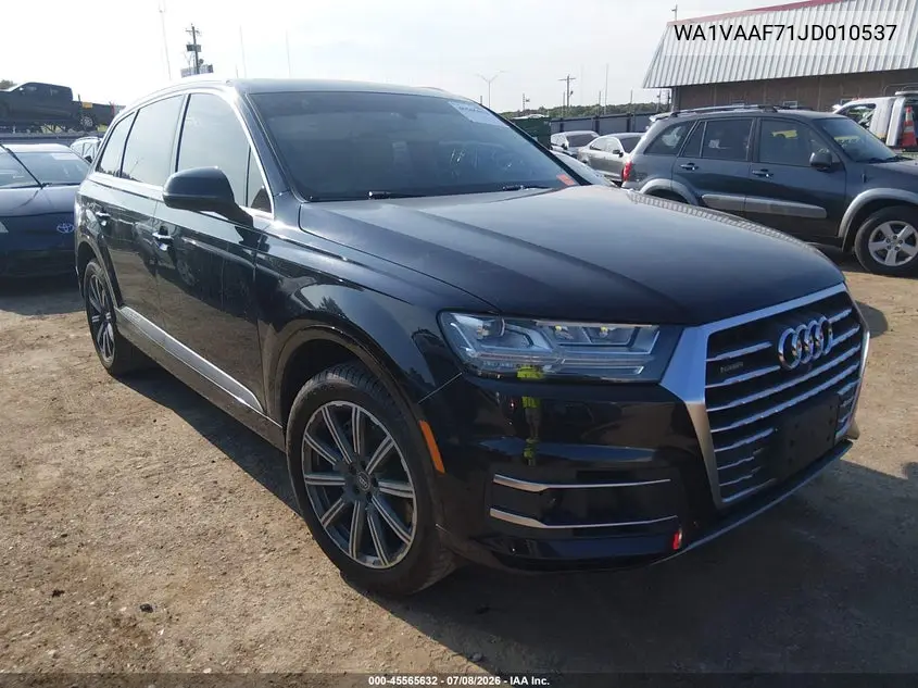 2018 Audi Q7 3.0T Premium VIN: WA1VAAF71JD010537 Lot: 45565632