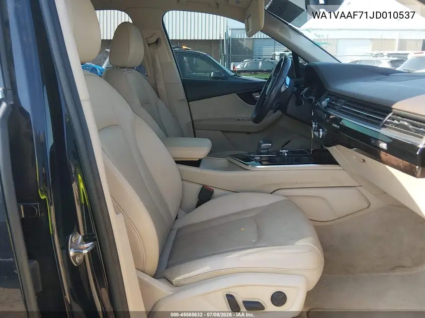 2018 Audi Q7 3.0T Premium VIN: WA1VAAF71JD010537 Lot: 45565632