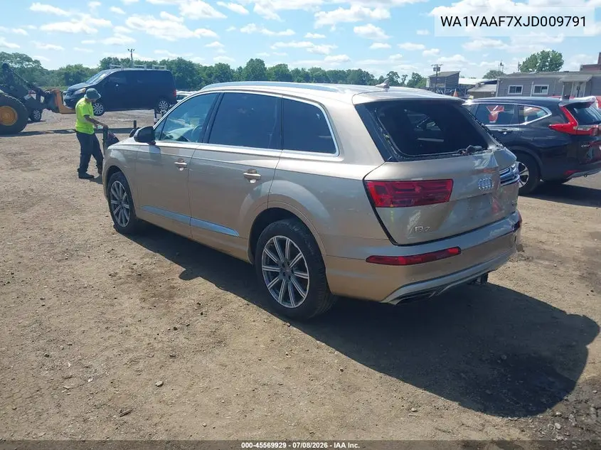 2018 Audi Q7 3.0T Premium VIN: WA1VAAF7XJD009791 Lot: 45569929