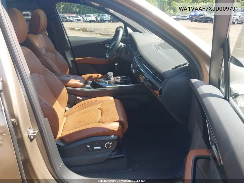 2018 Audi Q7 3.0T Premium VIN: WA1VAAF7XJD009791 Lot: 45569929