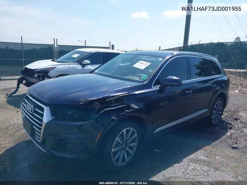 2018 Audi Q7 2.0T Premium VIN: WA1LHAF73JD001955 Lot: 45606142