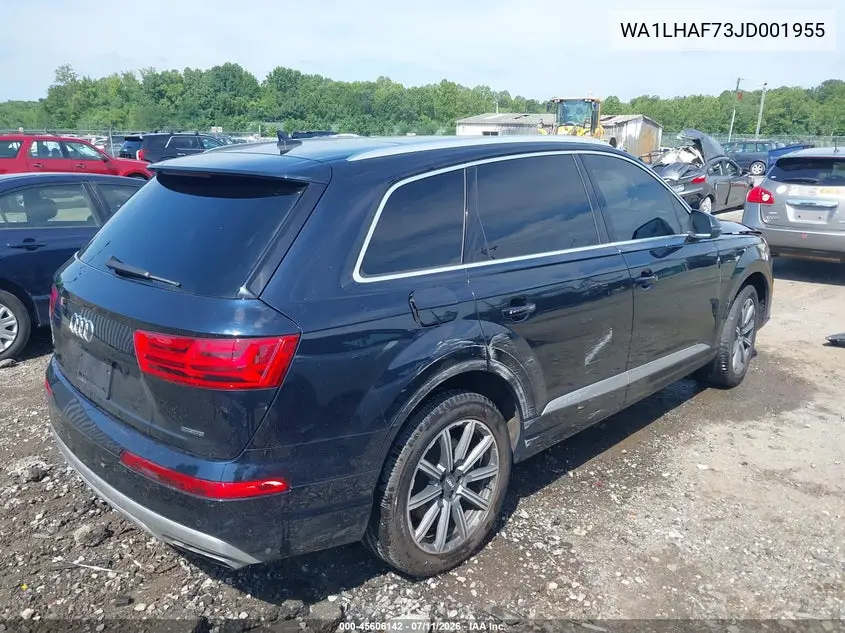 2018 Audi Q7 2.0T Premium VIN: WA1LHAF73JD001955 Lot: 45606142