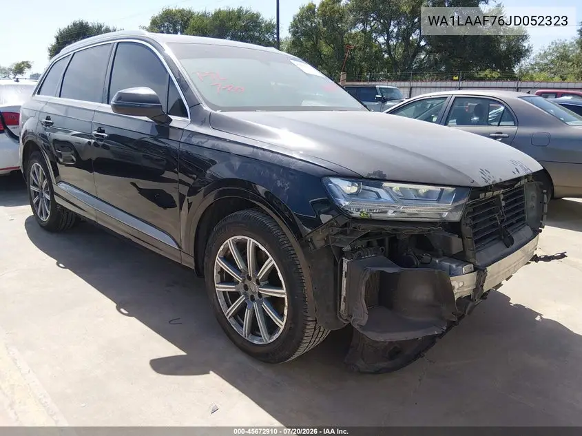 2018 Audi Q7 3.0T Premium VIN: WA1LAAF76JD052323 Lot: 45672910