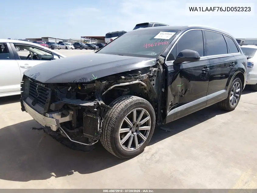 2018 Audi Q7 3.0T Premium VIN: WA1LAAF76JD052323 Lot: 45672910