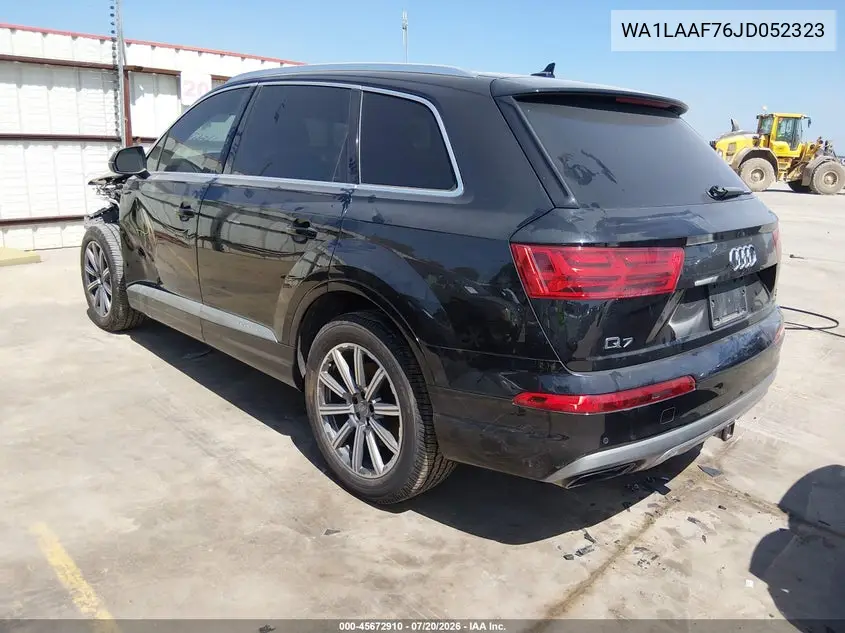 2018 Audi Q7 3.0T Premium VIN: WA1LAAF76JD052323 Lot: 45672910