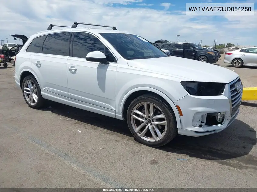 2018 Audi Q7 3.0T Premium VIN: WA1VAAF73JD054250 Lot: 45674299