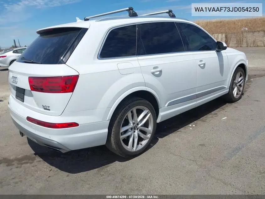 2018 Audi Q7 3.0T Premium VIN: WA1VAAF73JD054250 Lot: 45674299