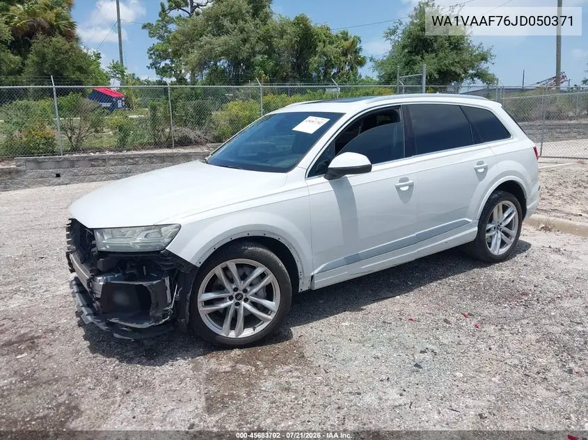 2018 Audi Q7 3.0T Premium VIN: WA1VAAF76JD050371 Lot: 45683702