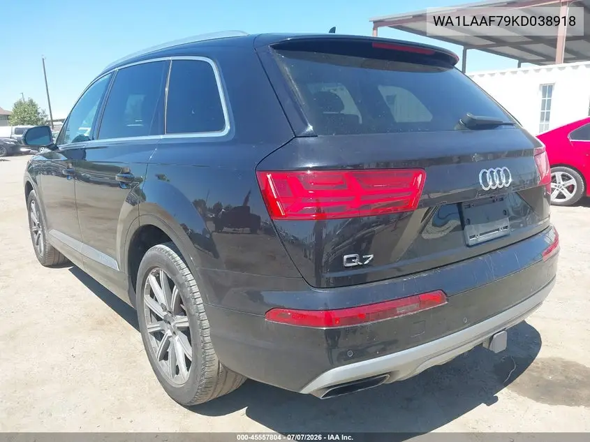 2019 Audi Q7 55 Premium/55 Se Premium VIN: WA1LAAF79KD038918 Lot: 45557804
