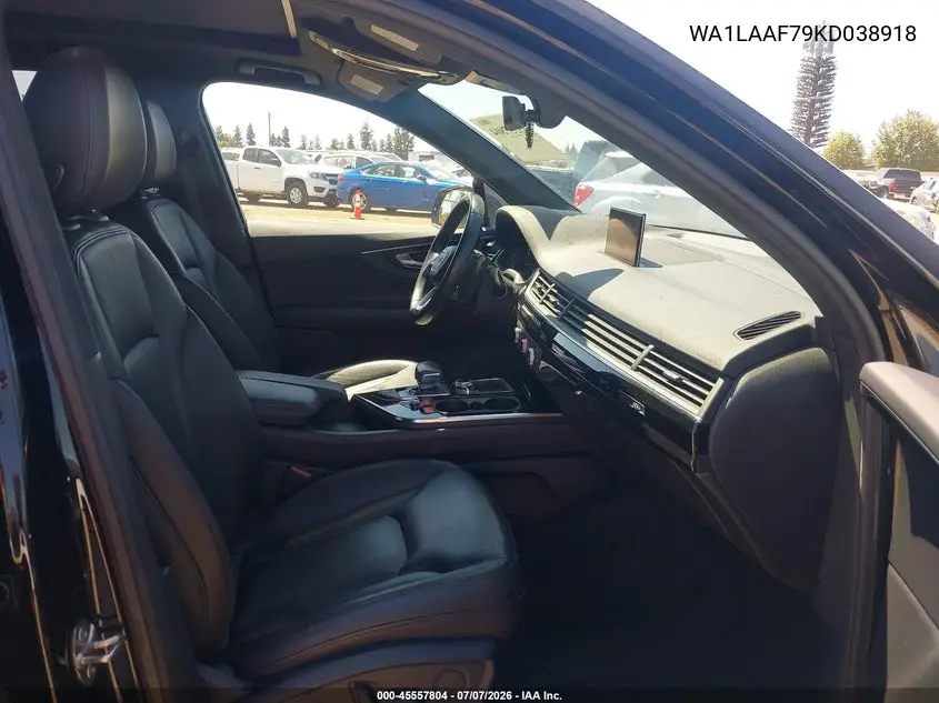 2019 Audi Q7 55 Premium/55 Se Premium VIN: WA1LAAF79KD038918 Lot: 45557804