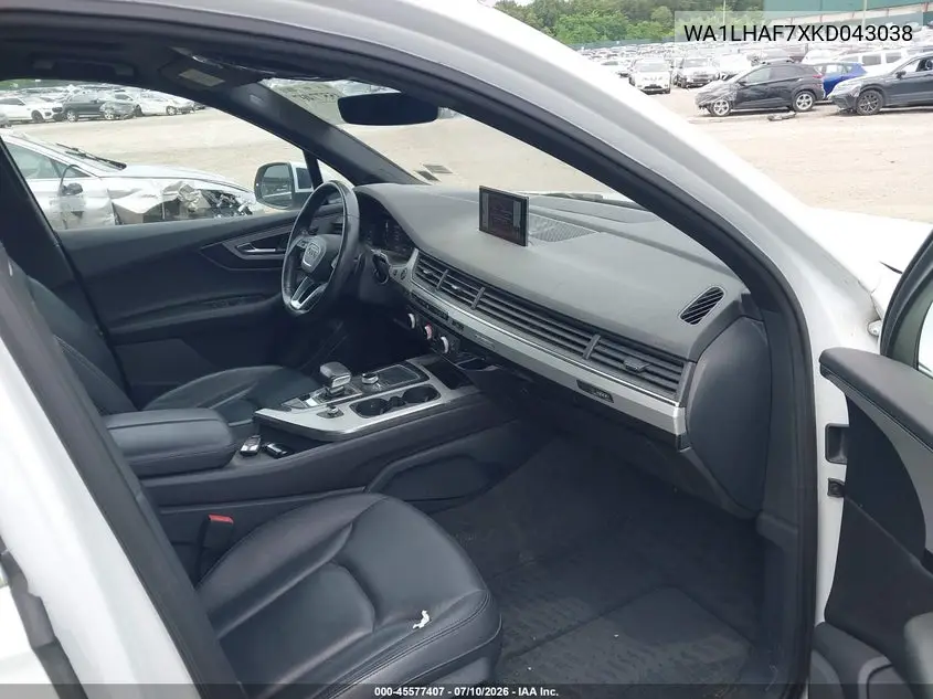 2019 Audi Q7 45 Premium VIN: WA1LHAF7XKD043038 Lot: 45577407