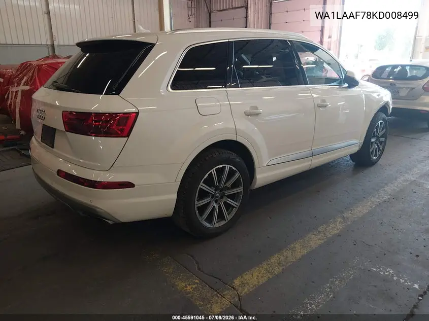 2019 Audi Q7 55 Premium/55 Se Premium VIN: WA1LAAF78KD008499 Lot: 45591045
