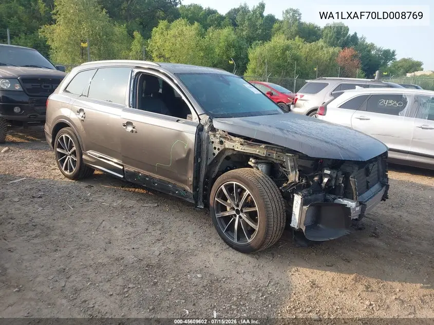 2020 Audi Q7 Premium Plus 55 Tfsi Quattro Tiptronic VIN: WA1LXAF70LD008769 Lot: 45609602