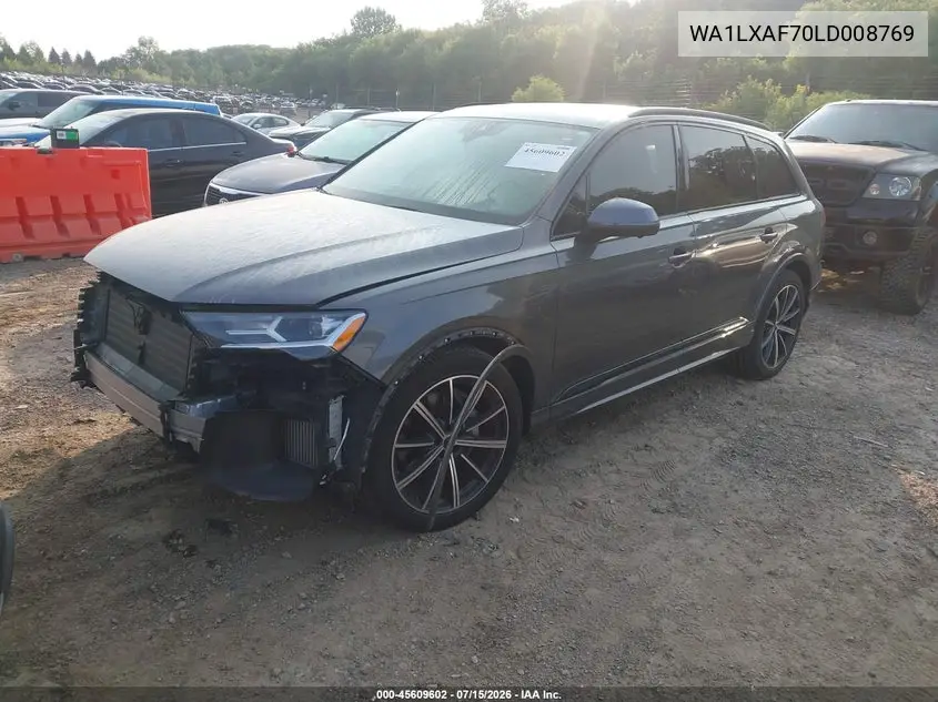 2020 Audi Q7 Premium Plus 55 Tfsi Quattro Tiptronic VIN: WA1LXAF70LD008769 Lot: 45609602